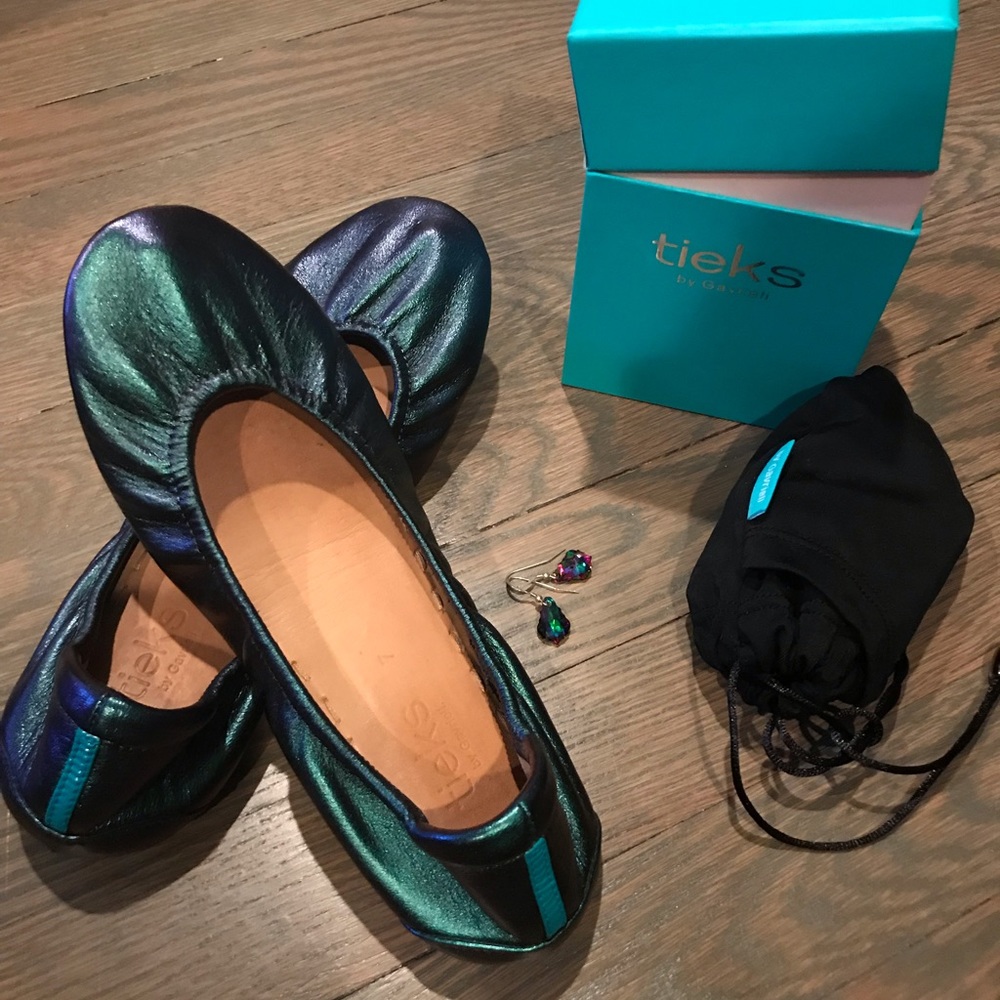 Tieks💙💚💜 iridescent colorshift classics 7